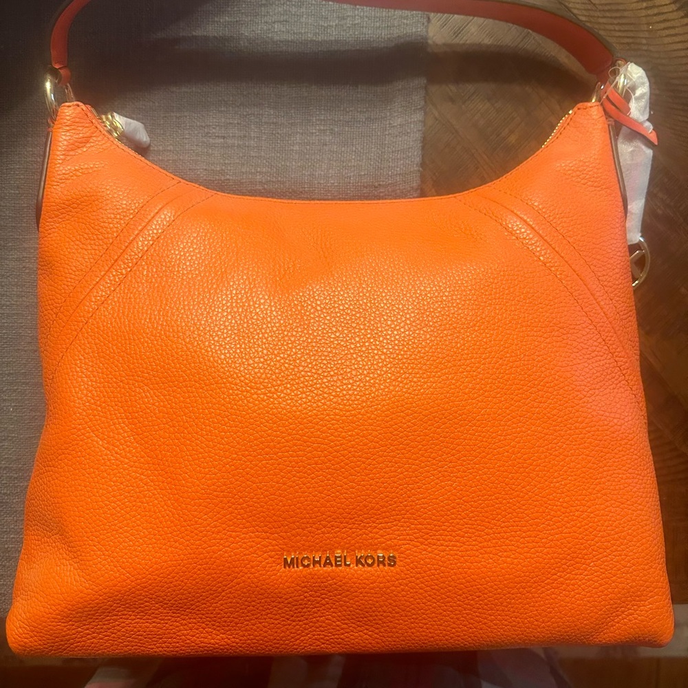 Orange Michael Kors shoulder bag NWT